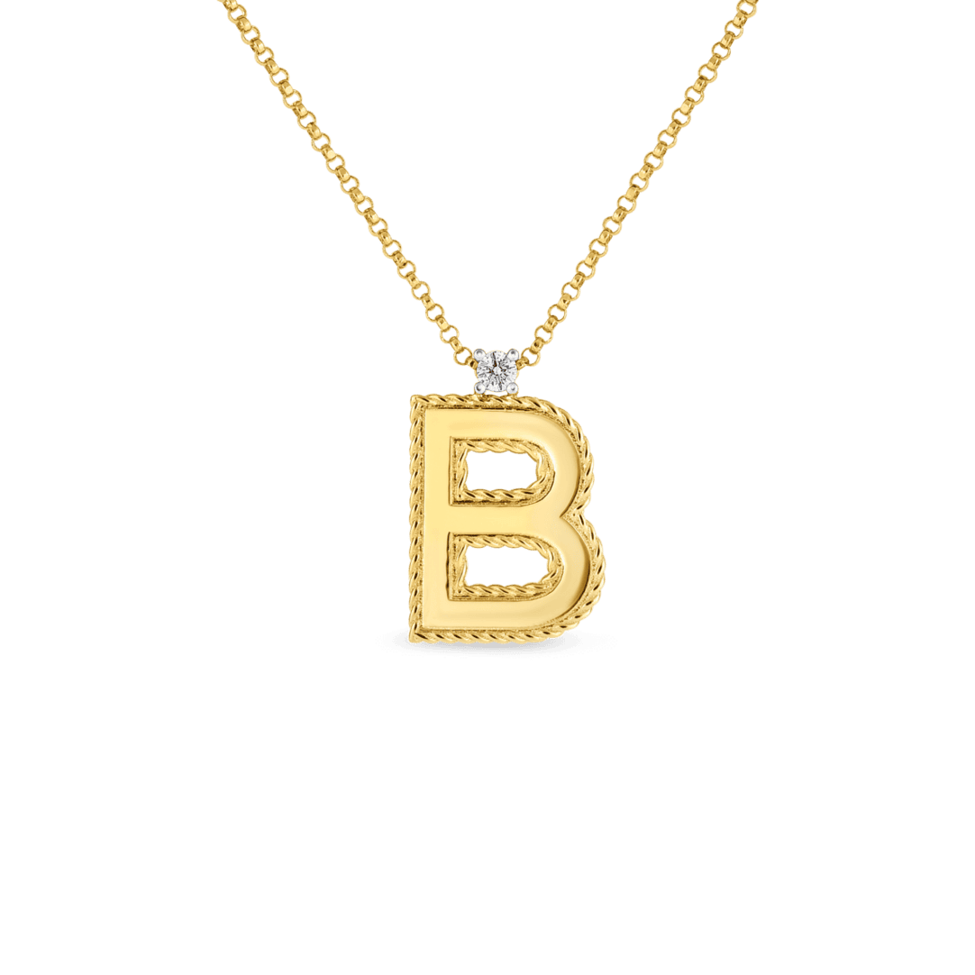 Diamond letter b pendant store